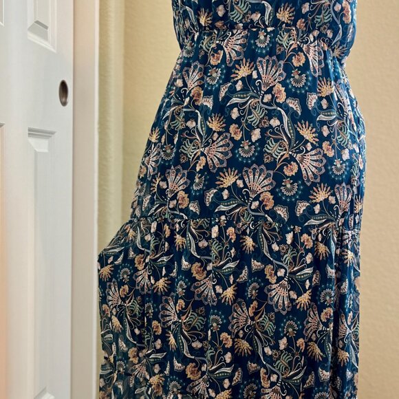 🌸 Lara G. Made in Italy Floral Sleeveless Maxi Dress – Size XL - Picture 4 of 7